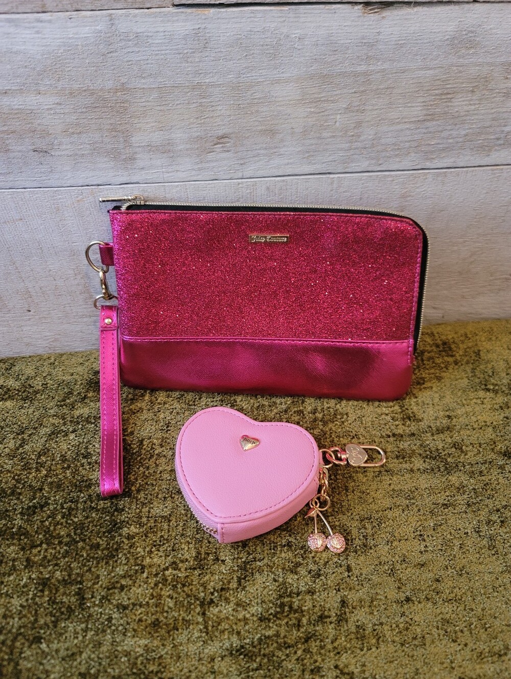 Juicy Couture Zippered Pouch Clutch